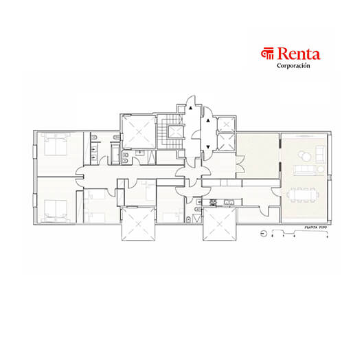 16plano-piso-lujo-via-augusta-4o2a